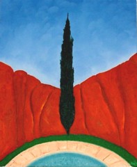 Deep Pool Landscape Painting