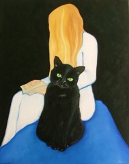 Mimi the Cat - animal paintings