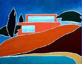Landscape paintings of Languedoc Roussillon, South France