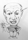 Pablo Picasso Caricature