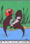 The Otter Nature's Clown Cartoon