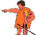 Cave Man Illustration
