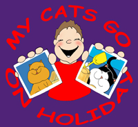 My Cats Go On Holiday - Illustrated cat book