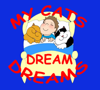 My Cats Dream Dreams - illustrated cat storybook for children