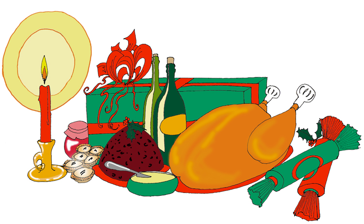 clipart of xmas food - photo #11