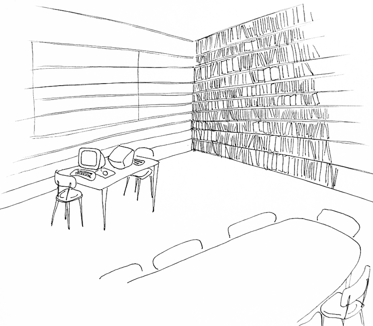 Drawings in ink and wash, conte crayon and computer art - Portrait ...